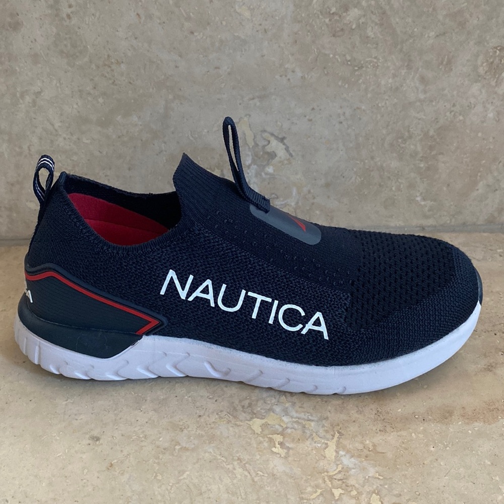 *NAUTICA* Youth Navy Slip-on Sneaker Shoes- Like New!